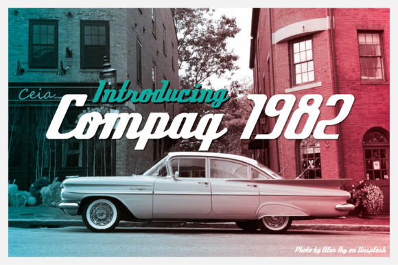 Compaq 1980 Font