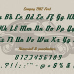 Compaq 1980 Font Poster 2