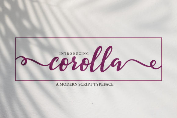 Corolla Font