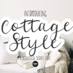 Cottage Style Font Poster 1