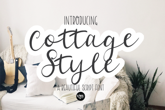 Cottage Style Font Poster 1