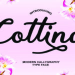 Cottina Font Poster 1