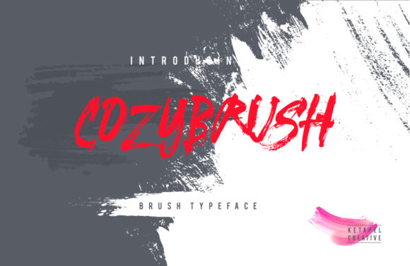 Cozybrush Font