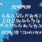 Cozybrush Font Poster 7
