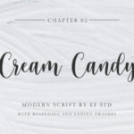 Cream Candy Font Poster 1