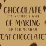 Creamy Chocolate Font Poster 2
