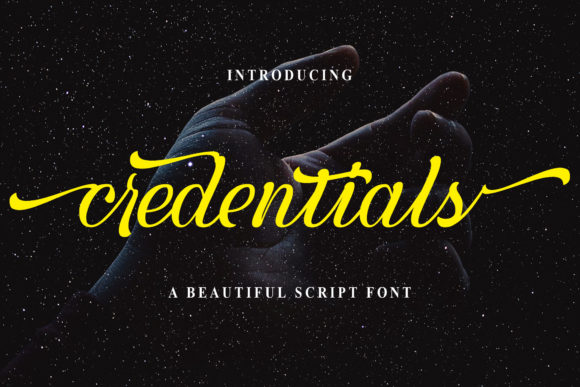 Credentials Font