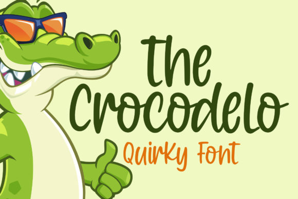 Crocodelo Font Poster 1