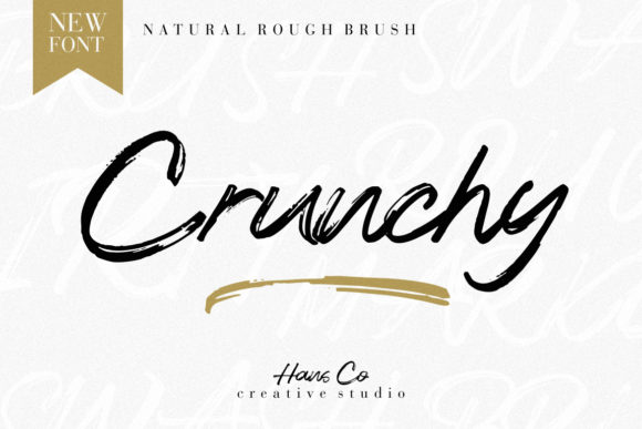 Crunchy Font Poster 1