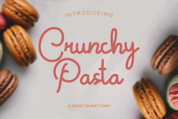 Crunchy Pasta Font Poster 1