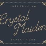Crystal Maiden Font Poster 1