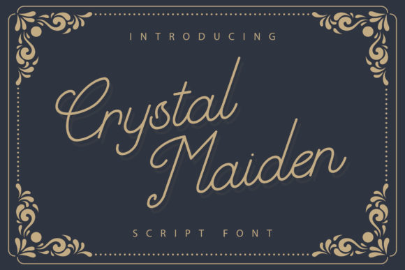 Crystal Maiden Font Poster 1