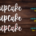 Cupcake Pastry Font Poster 12