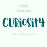 Curiosity Font Poster 1