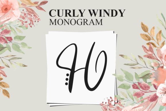 Curly Windy Font Poster 1