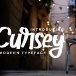 Cursey Font Poster 1