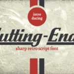 Cutting-Ends Font Poster 1