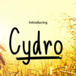 Cydro Font Poster 1