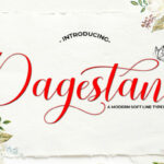 Dagestan Script Font Poster 1