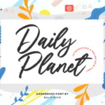Daily Planet Font Poster 1