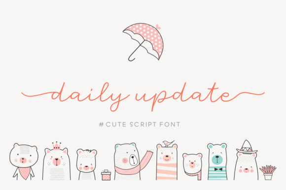Daily Update Font