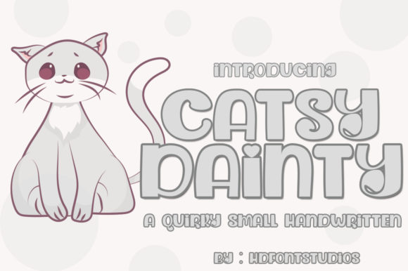 Dainty Catsy Font