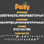 Daisy Font Poster 3