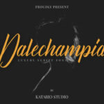 Dalechampia Font Poster 1