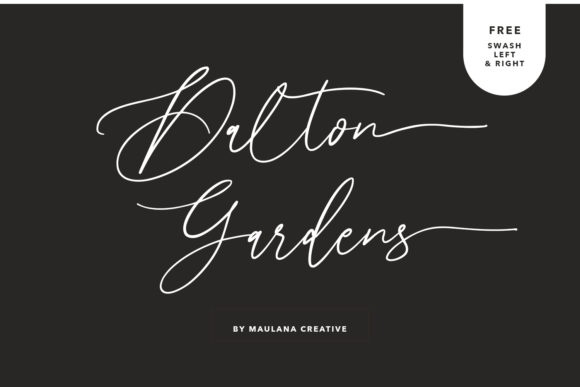 Dalton Gardens Font Poster 1