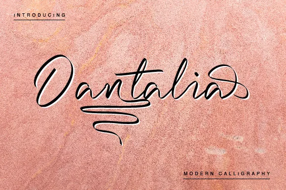 Dantalia Font Dantalia Font Poster 1