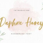 Daphne Haney Font Poster 1