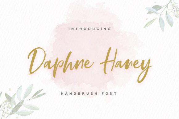 Daphne Haney Font Poster 1