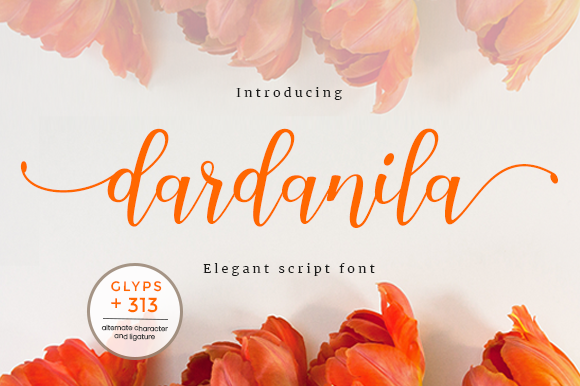 Dardanila Font Poster 1