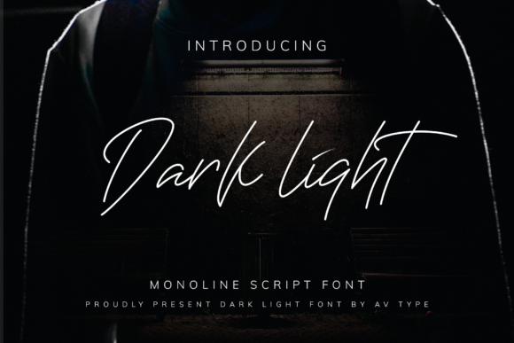 Darklight Font Poster 1