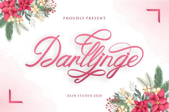 Darllinge Font Poster 1