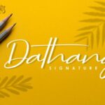 Dathang Font Poster 1