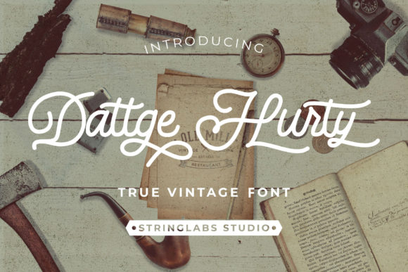 Dattge Hurty Font Poster 1