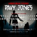 Davy Jones Font Poster 2