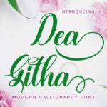 Dea Githa Font Poster 1