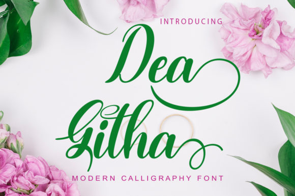 Dea Githa Font Poster 1