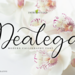 Dealega Font Poster 1