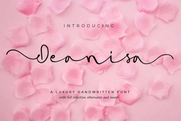 Deanisa Font Deanisa Font Poster 1