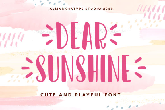 Dear Sunshine Font Poster 1