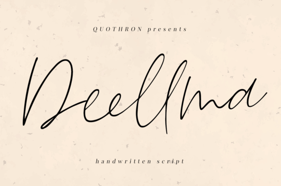 Deellma Font Poster 1