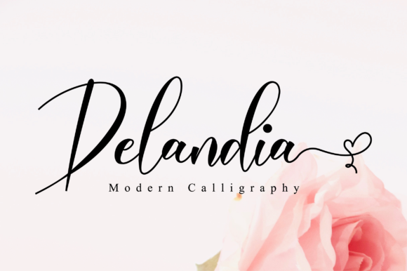 Delandia Font Poster 1