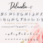 Delandia Font Poster 11