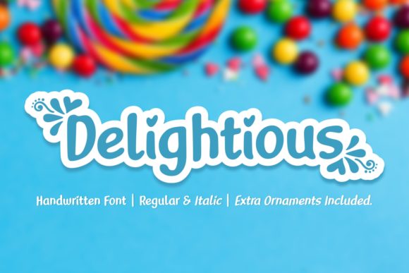 Delightious Font Poster 1