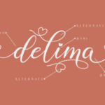 Delima Font Poster 2