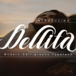 Dellita Font Poster 2