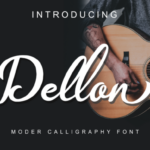 Dellon Font Poster 1